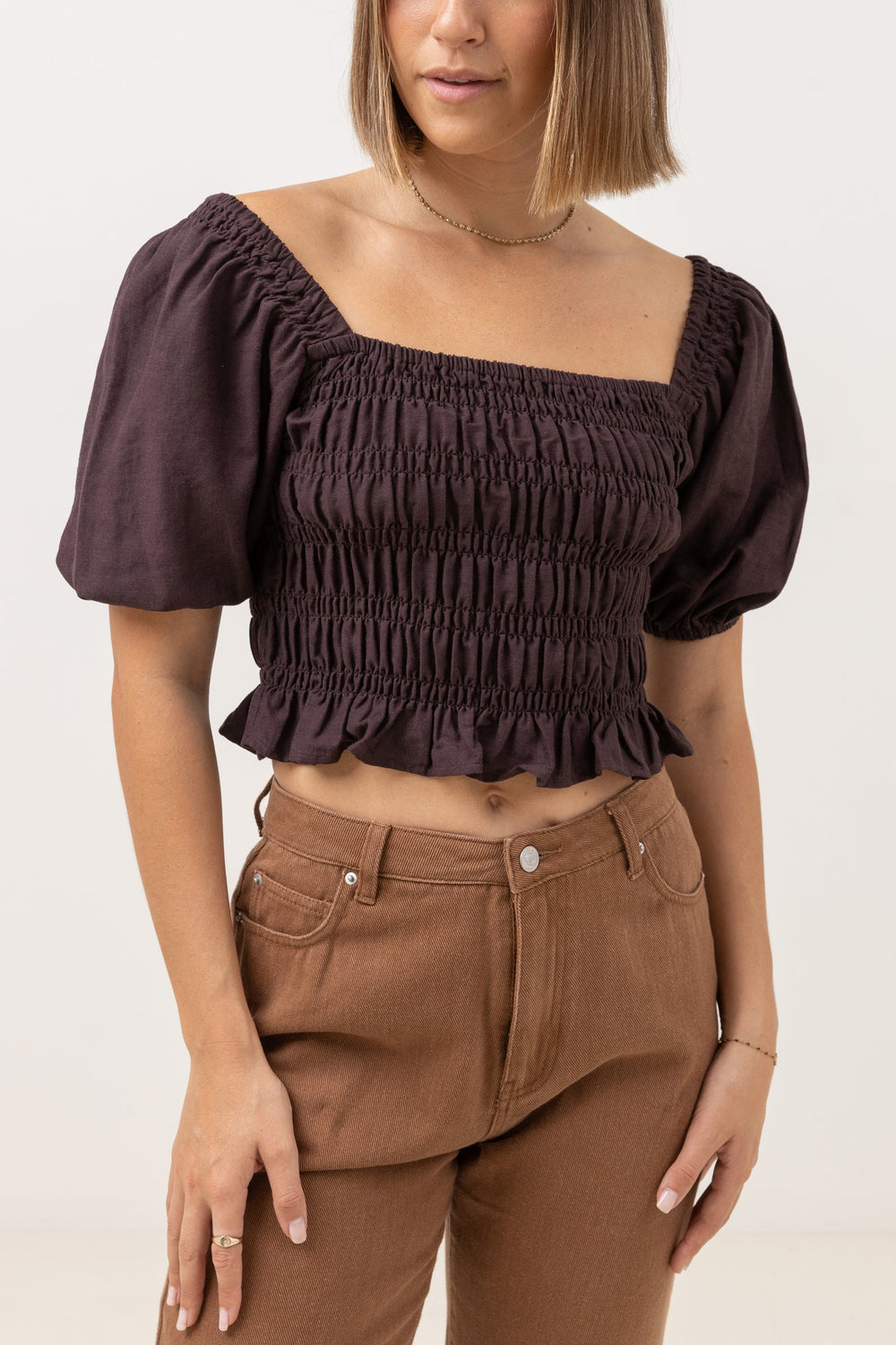 Bronte Smocked Top