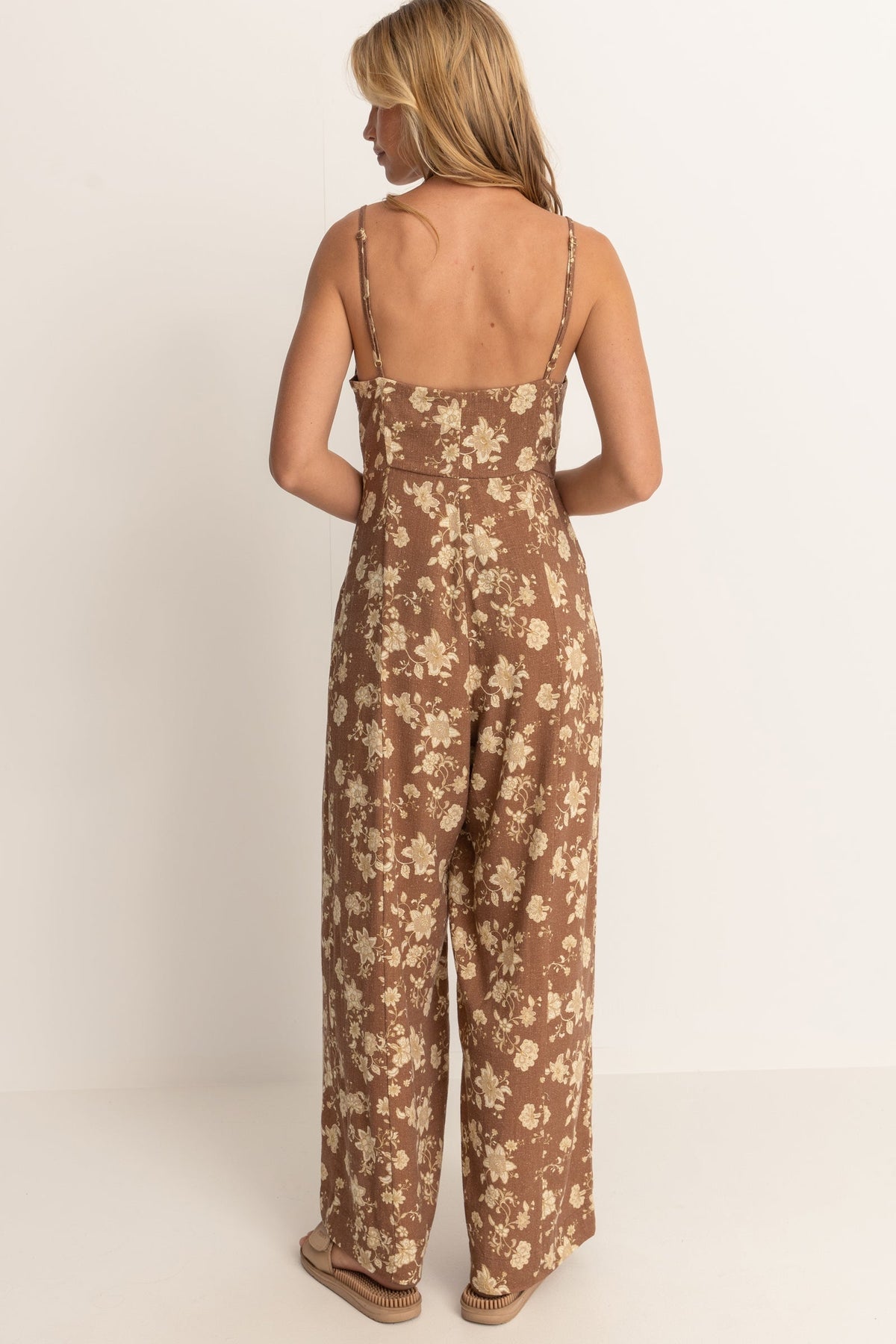 Nova Paisley Wide Leg Jumpsuit