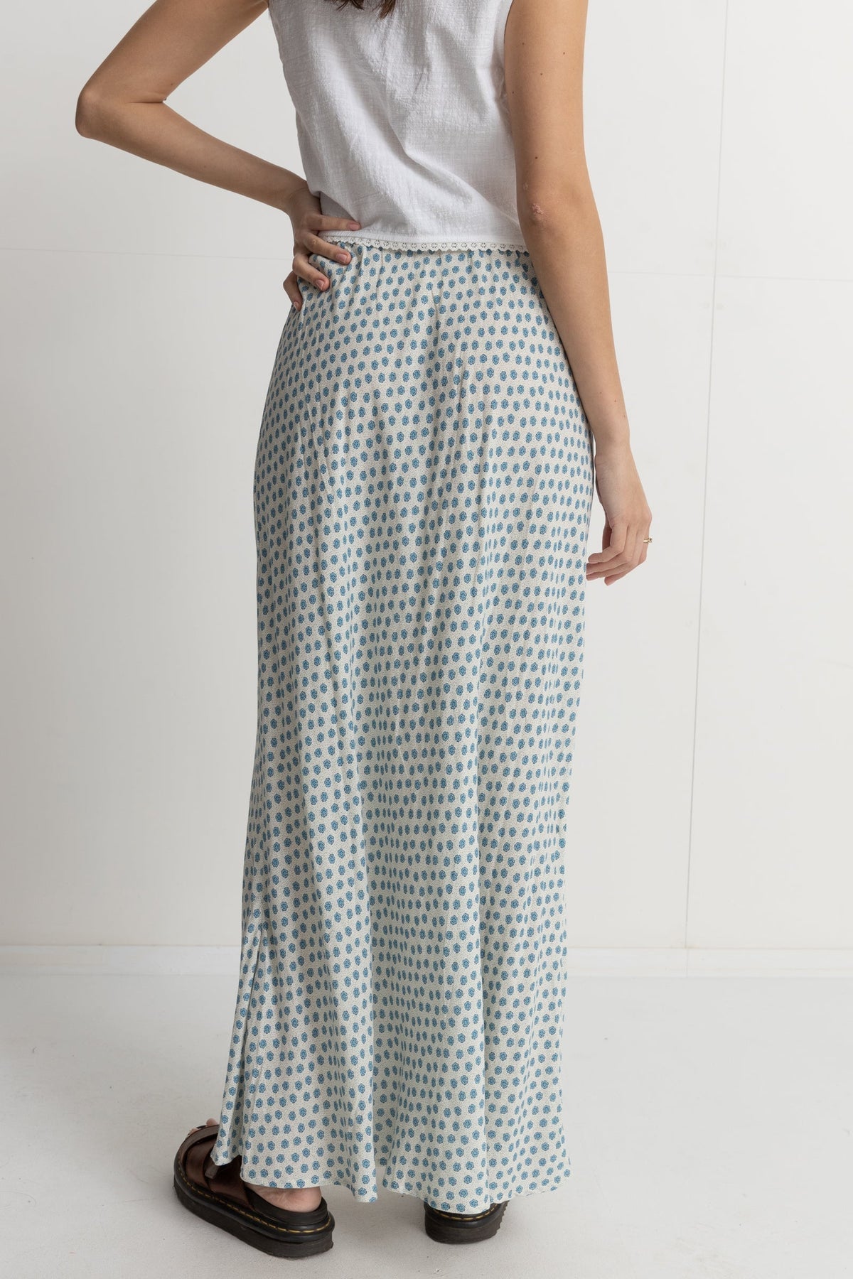 Harlow Floral Bias Cut Maxi Skirt
