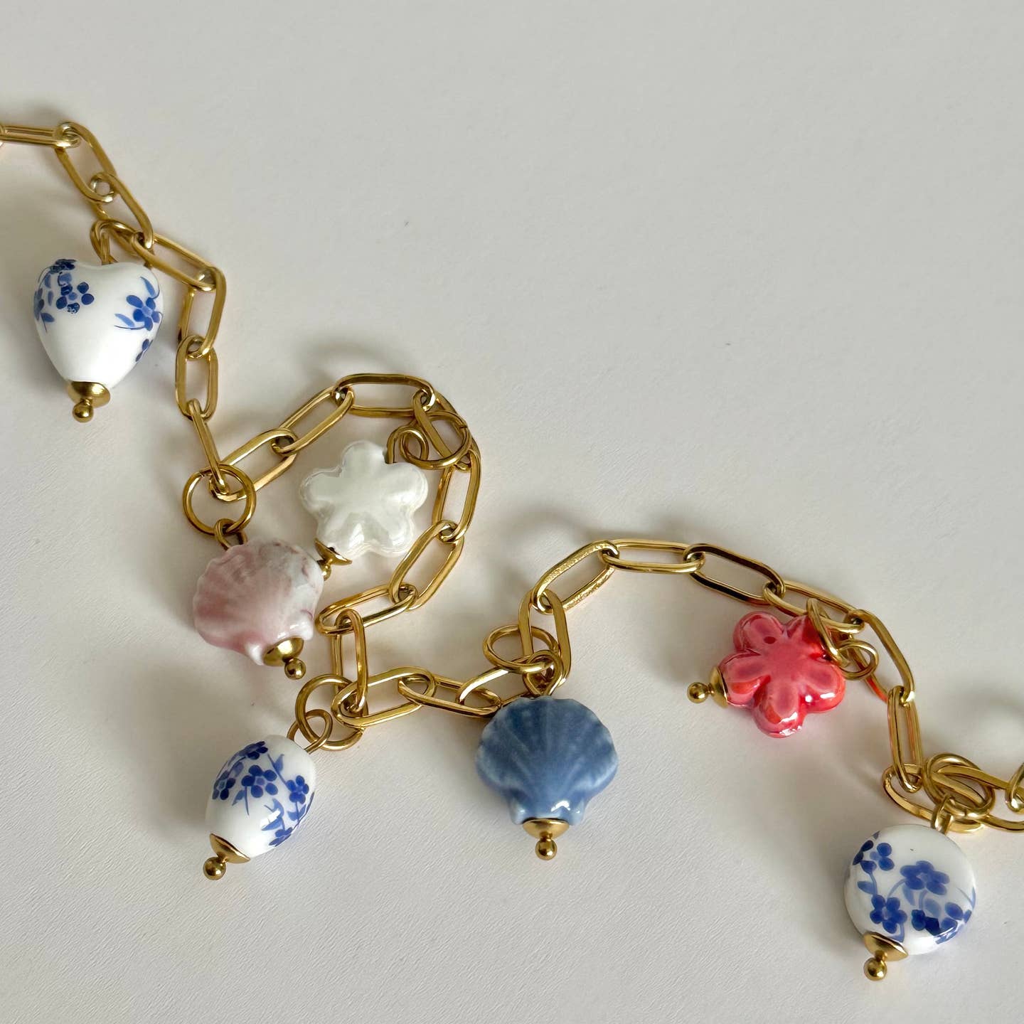 Ceramic Charm Necklace