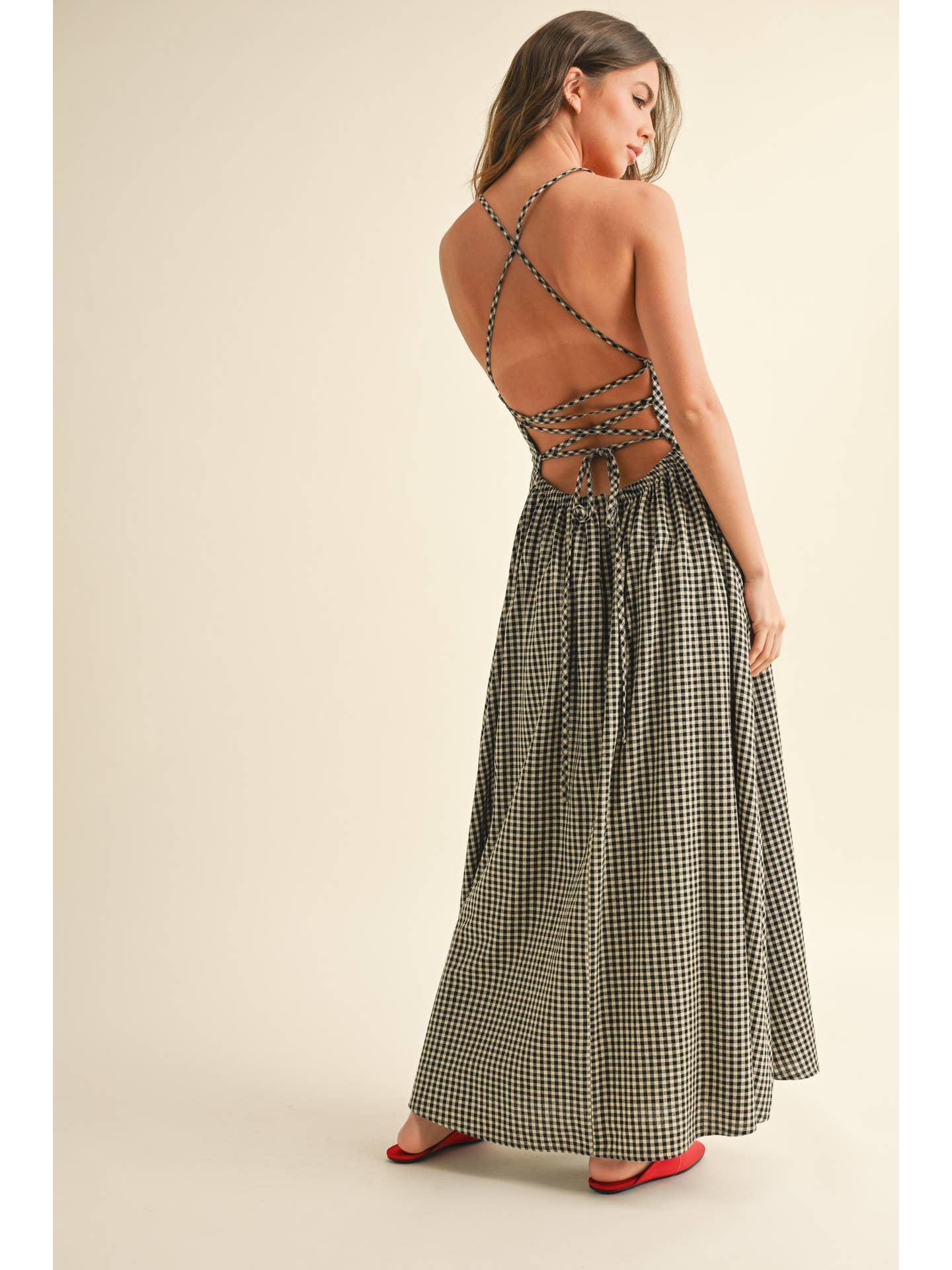 Gingham Pattern Dress