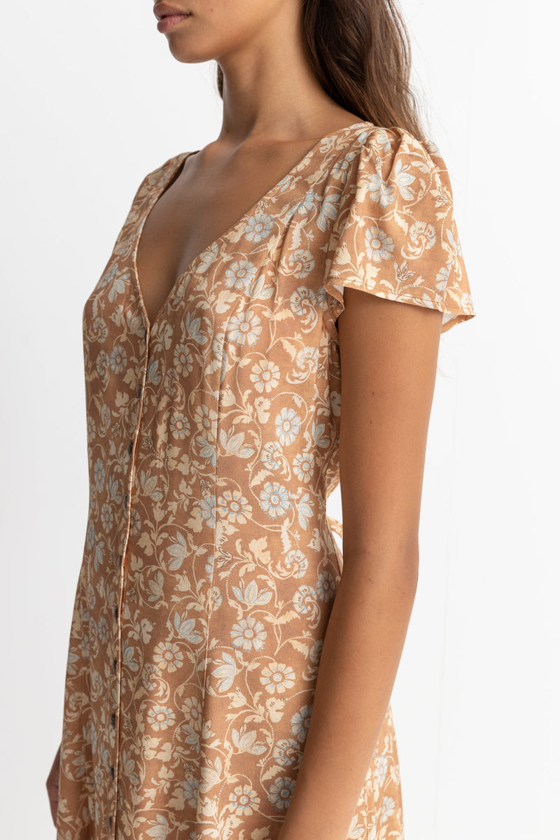 Highland Cap Sleeve Midi Dress