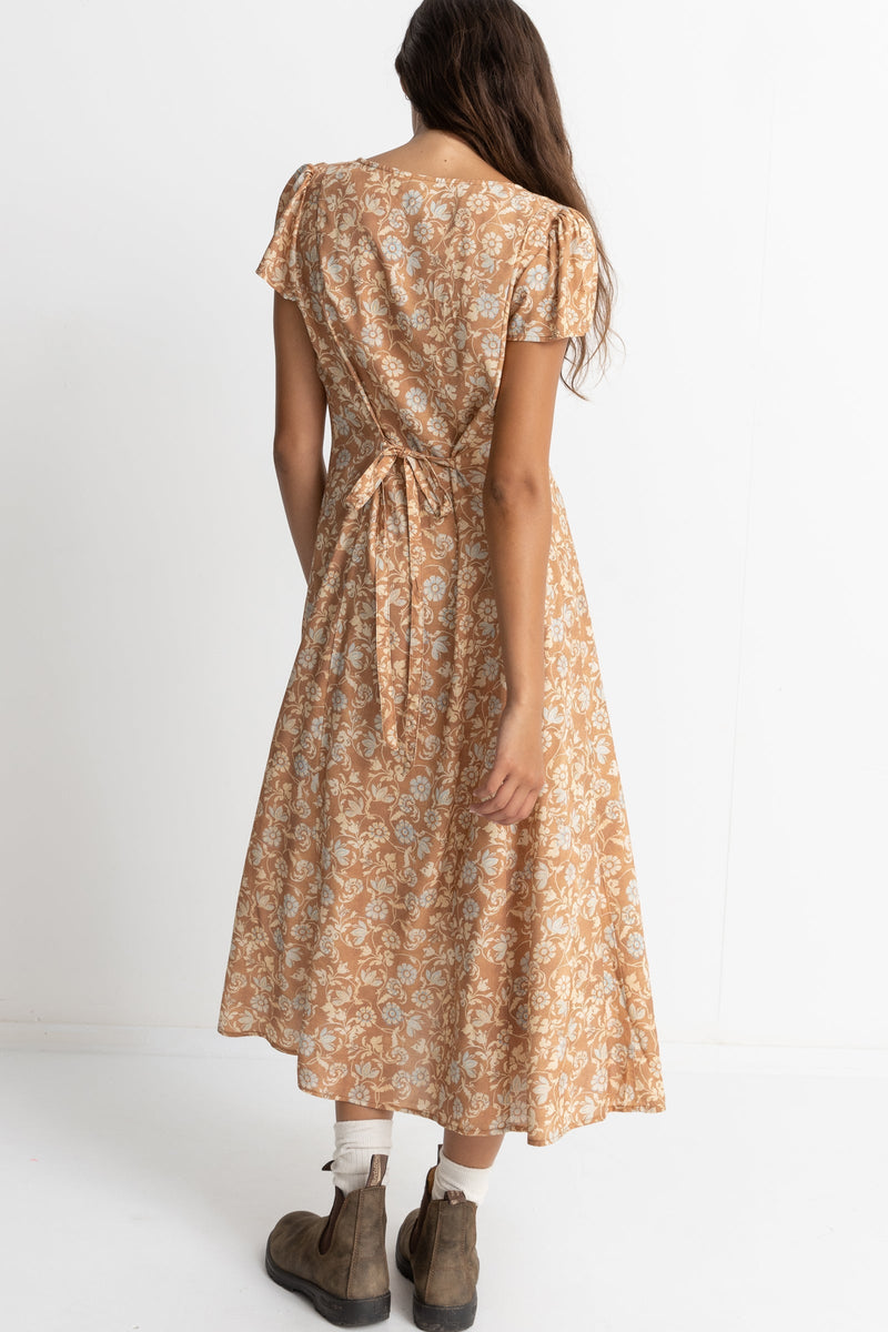 Highland Cap Sleeve Midi Dress