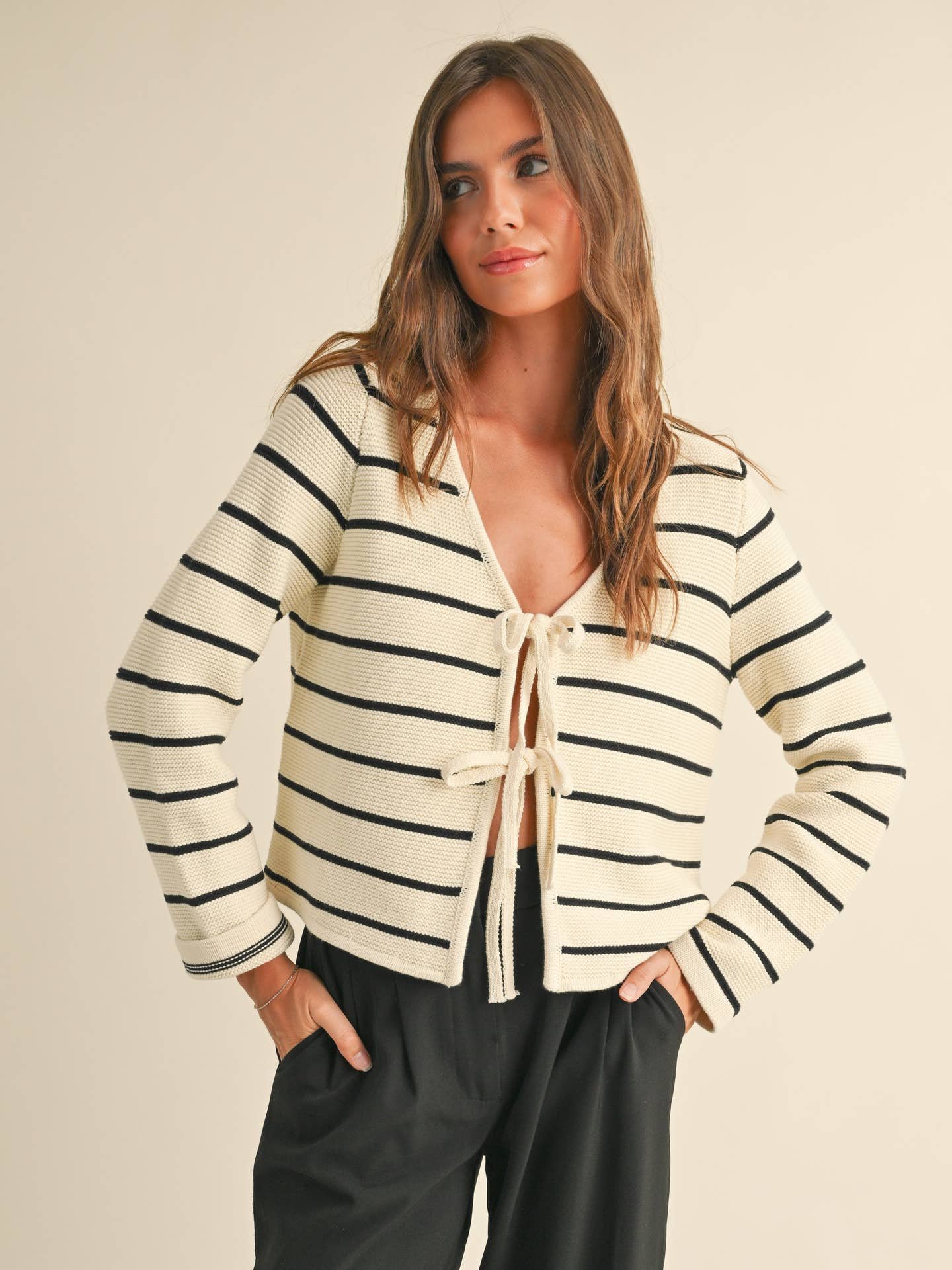 Tie Front Cardigan