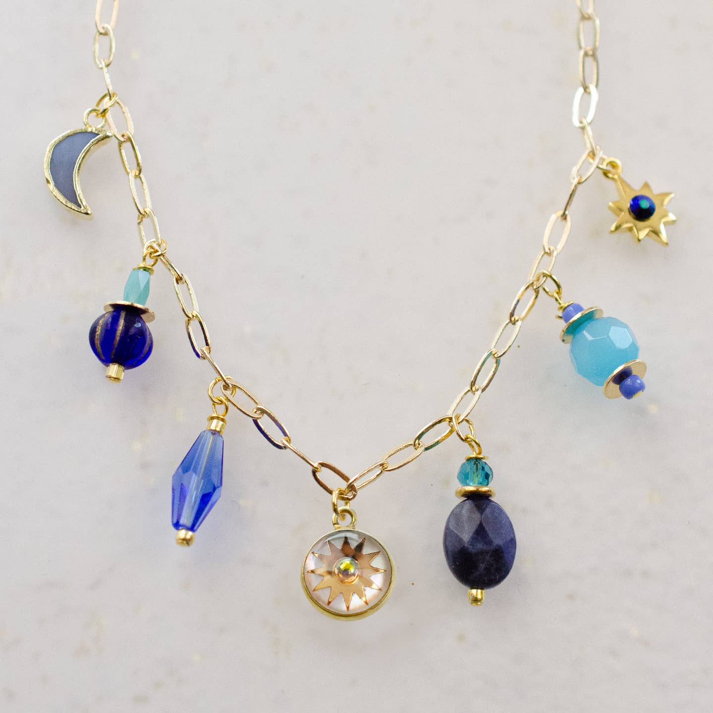 Pearl Zodiac Sign Charm Necklace