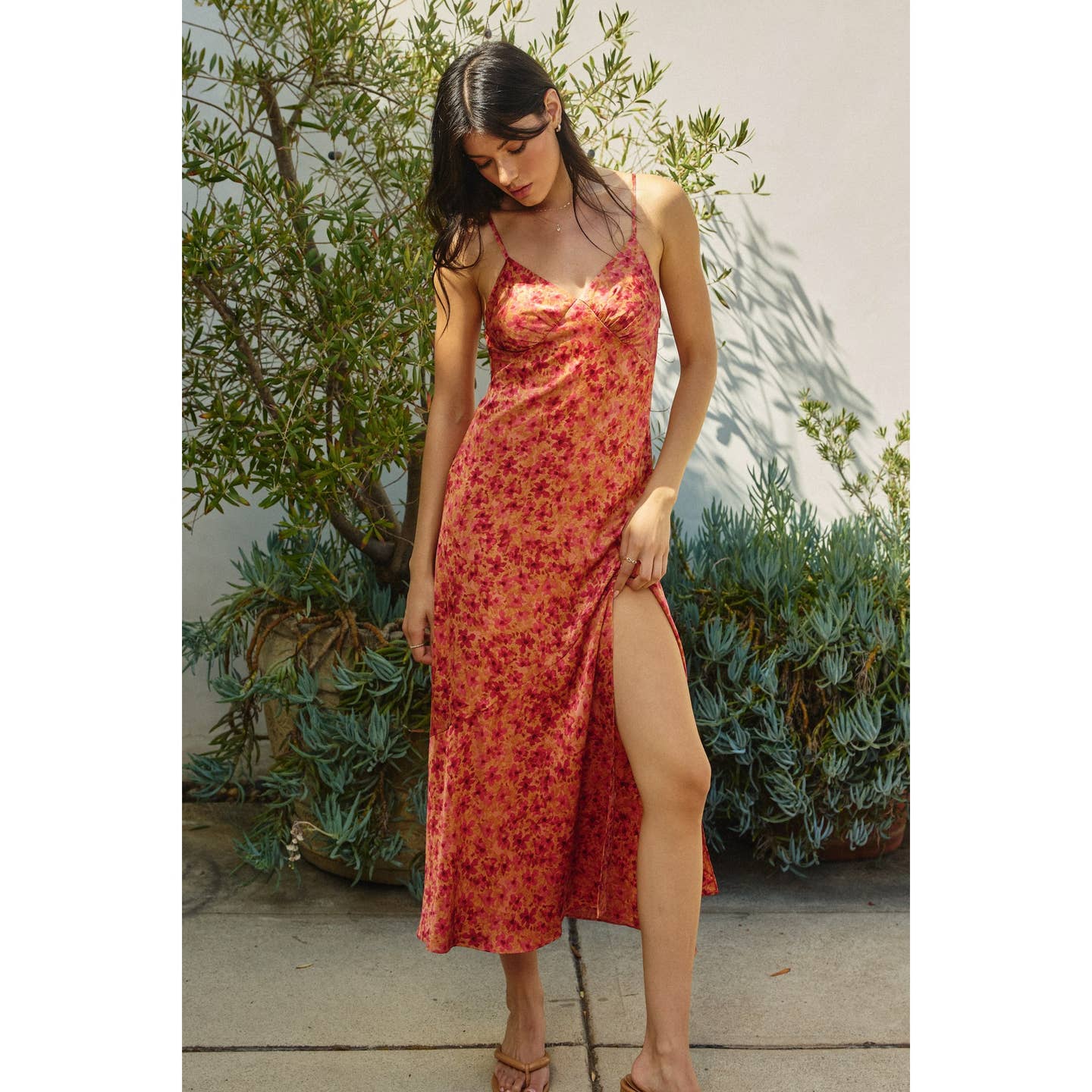 Harmony Tie Back Midi Dress