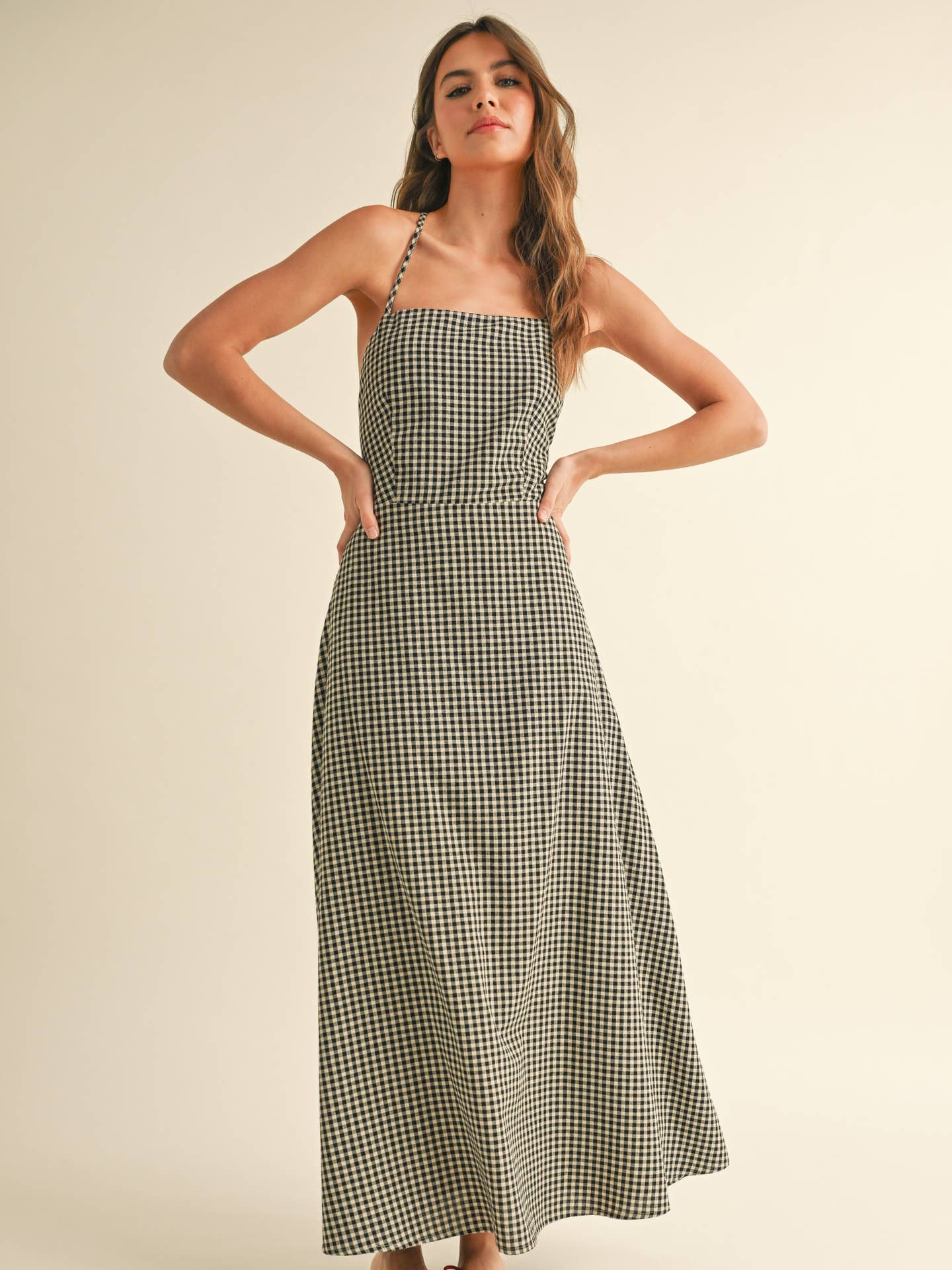 Gingham Pattern Dress