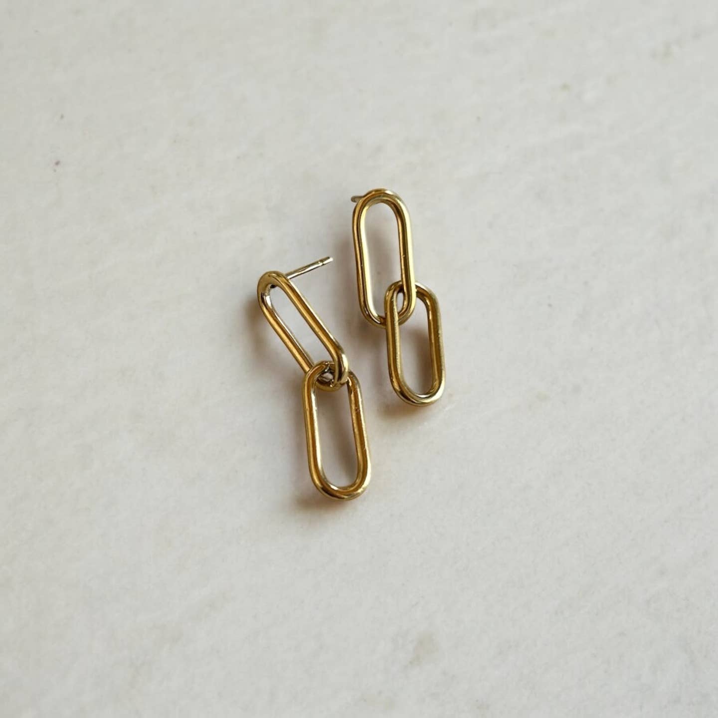 Lennox Paperclip Earrings