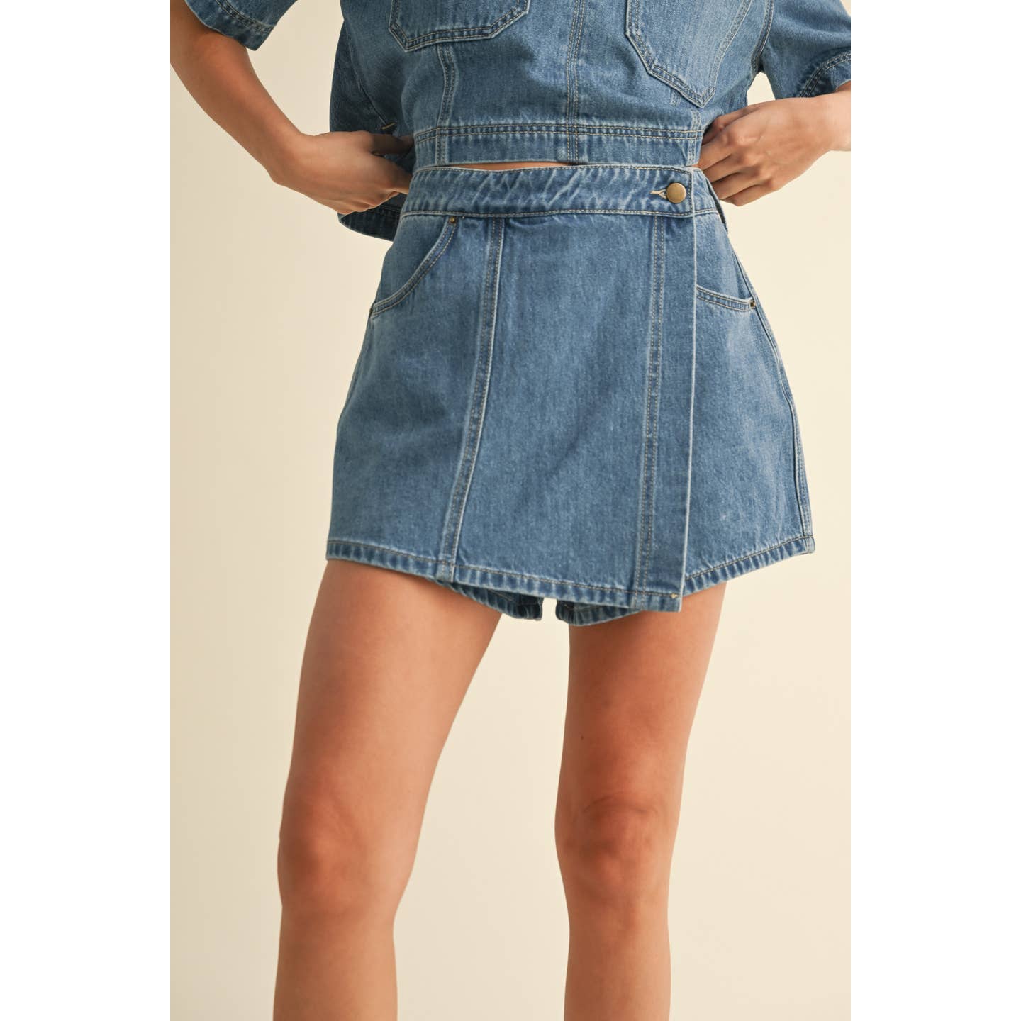 Denim Skort