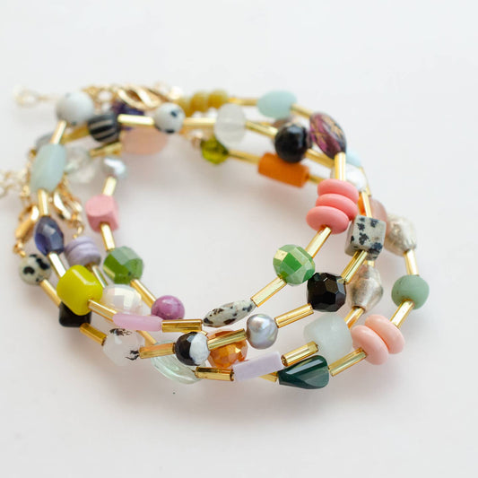 Colorful Beaded Clasp Bracelets