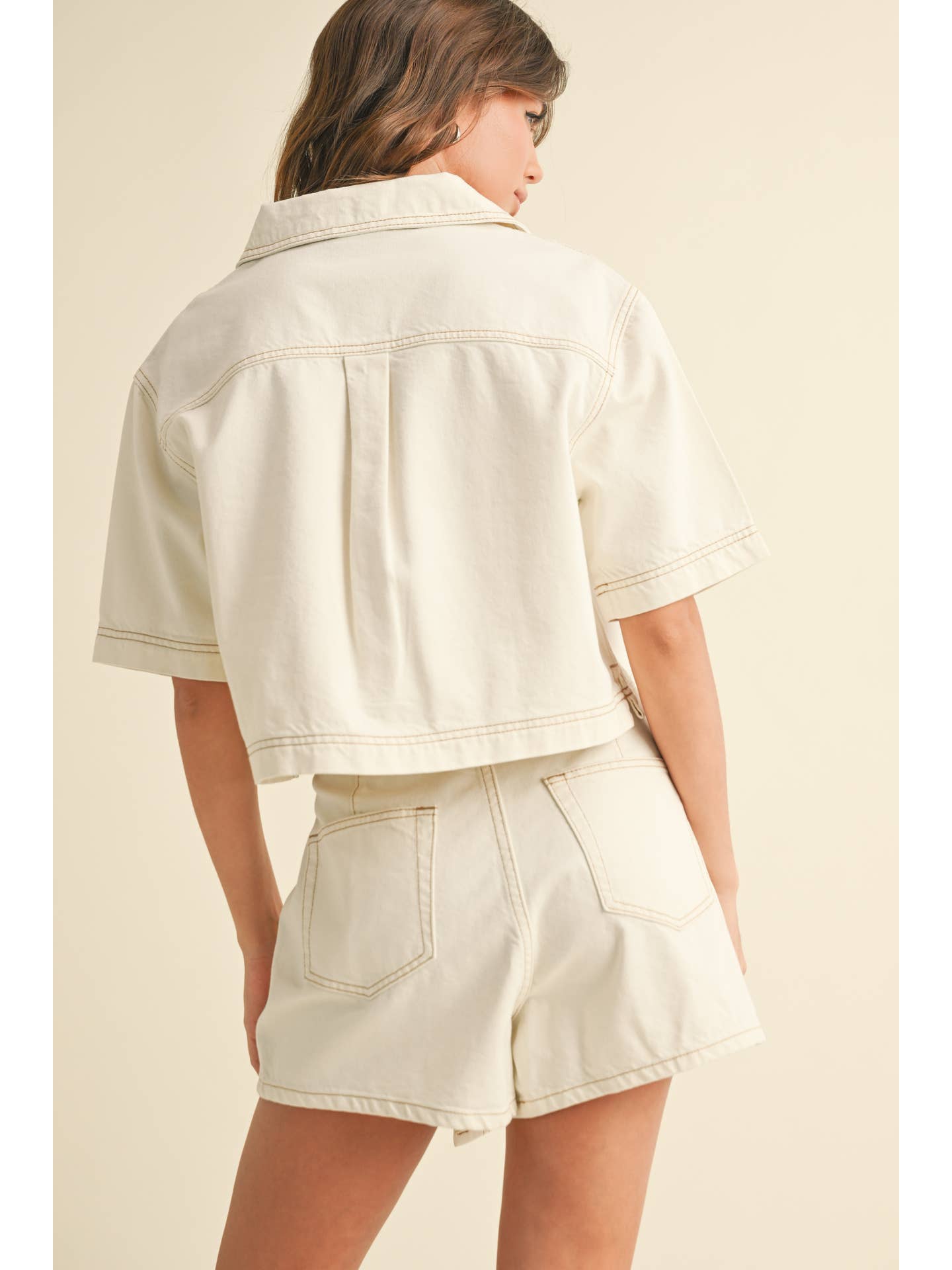 Stitch Detail Skort