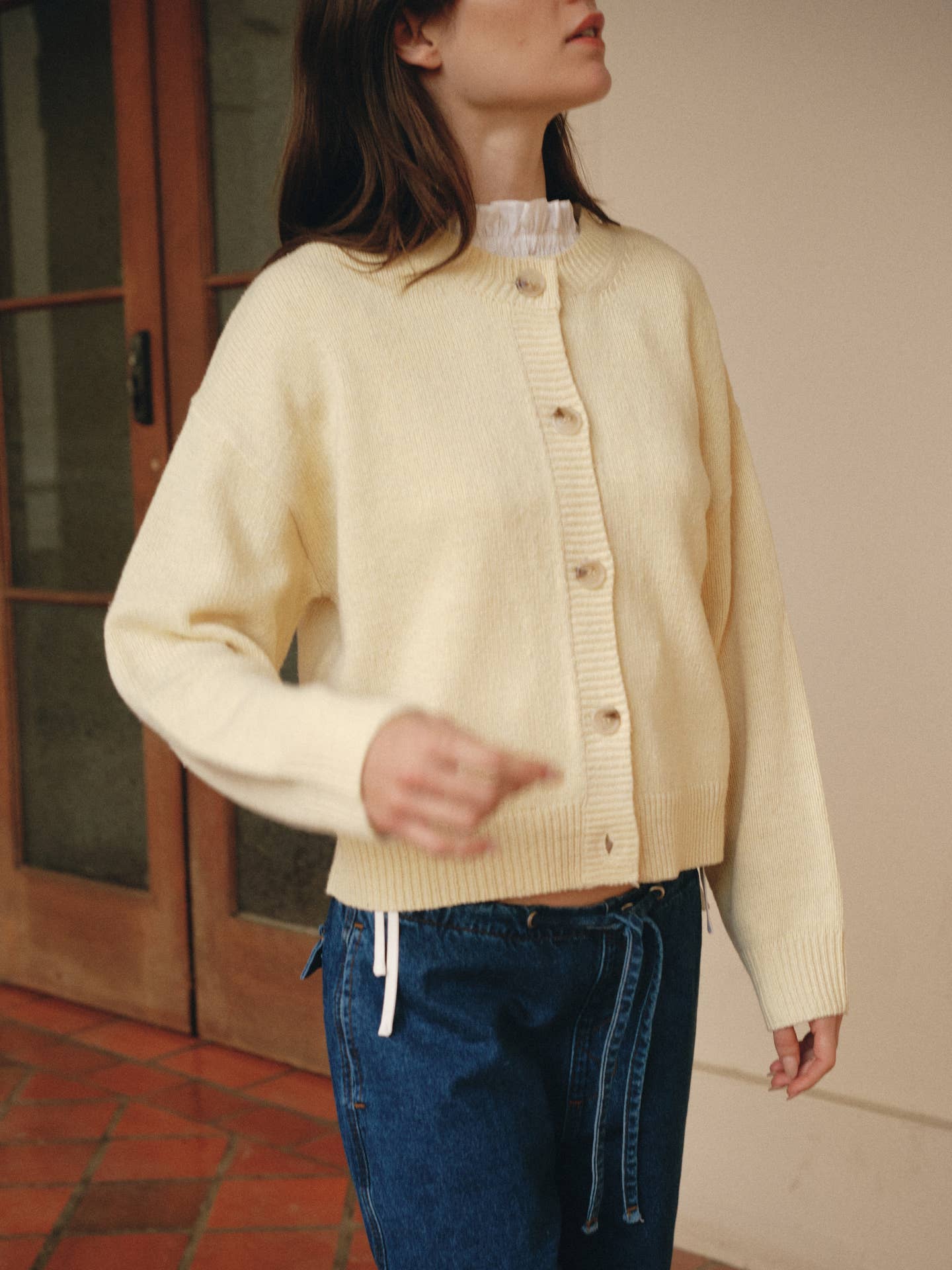 The Lucy Cardigan | Boxy Fit Button-Down Cardigan