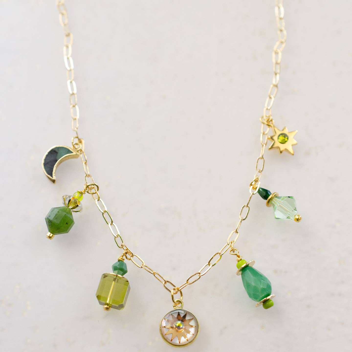 Pearl Zodiac Sign Charm Necklace