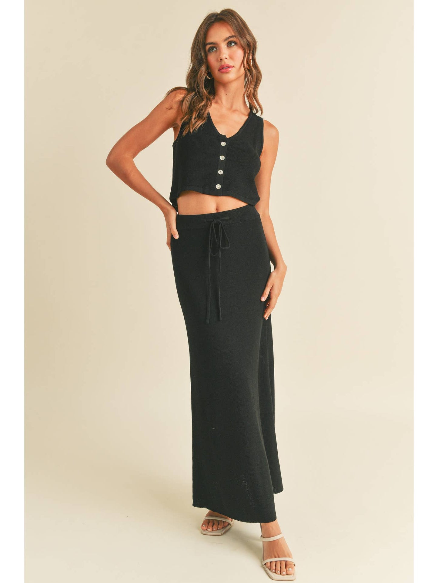 Knitted Maxi Skirt