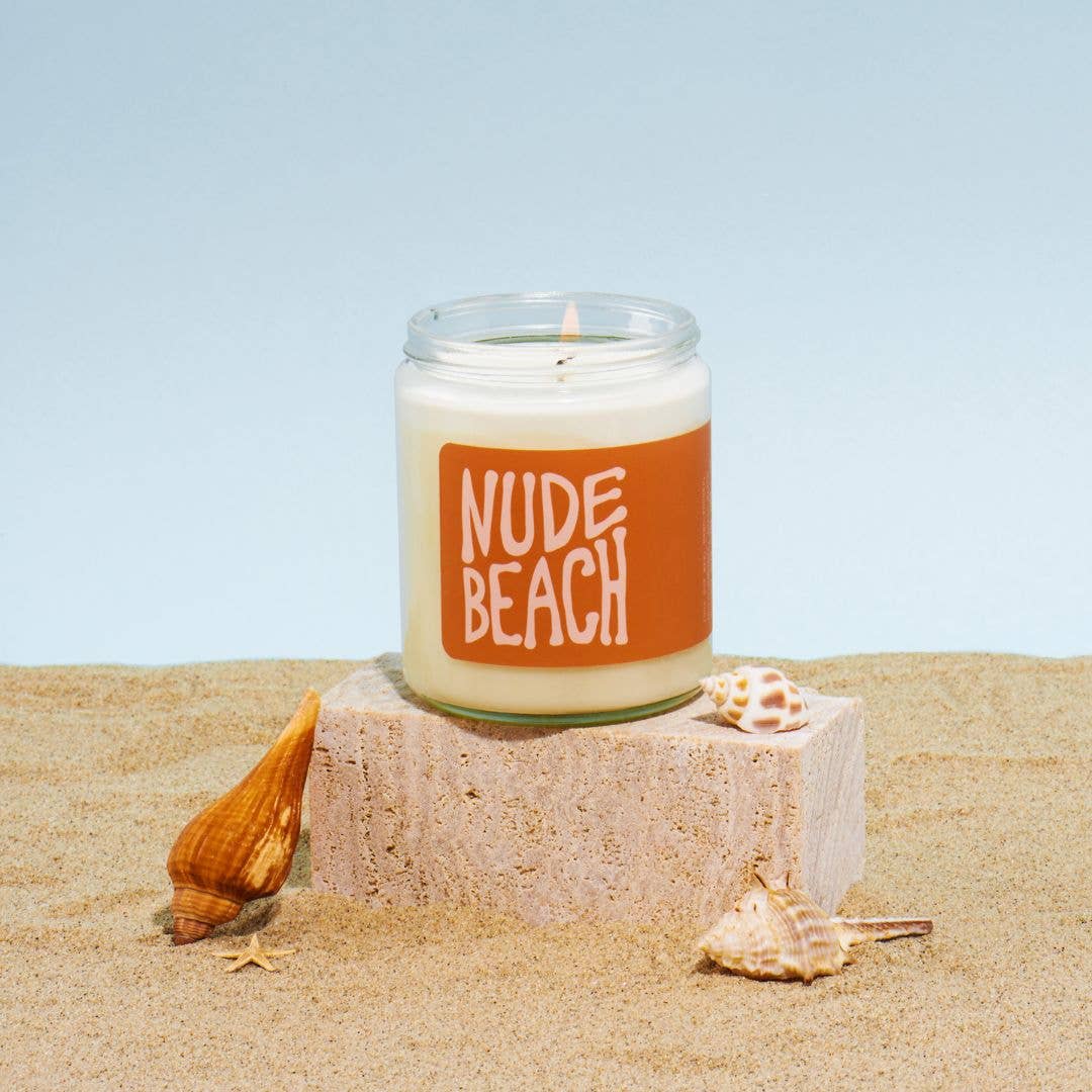 Nude Beach Soy Candle - 8 oz