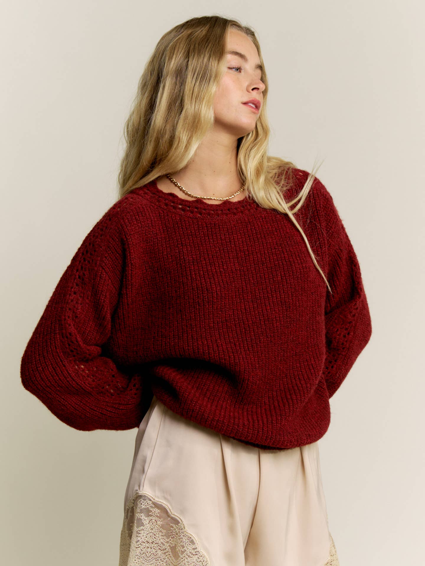 Crochet Pullover Sweater