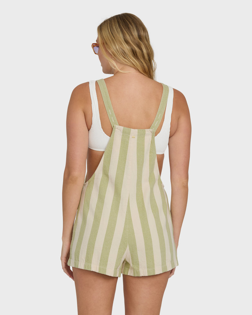 Beach Crush Yarn-Dyed Overalls
