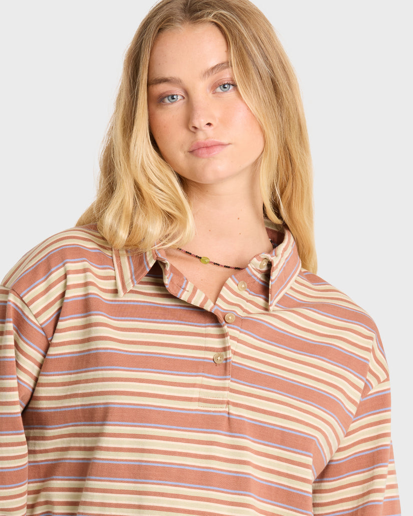 Sugar Stripe Polo Shirt