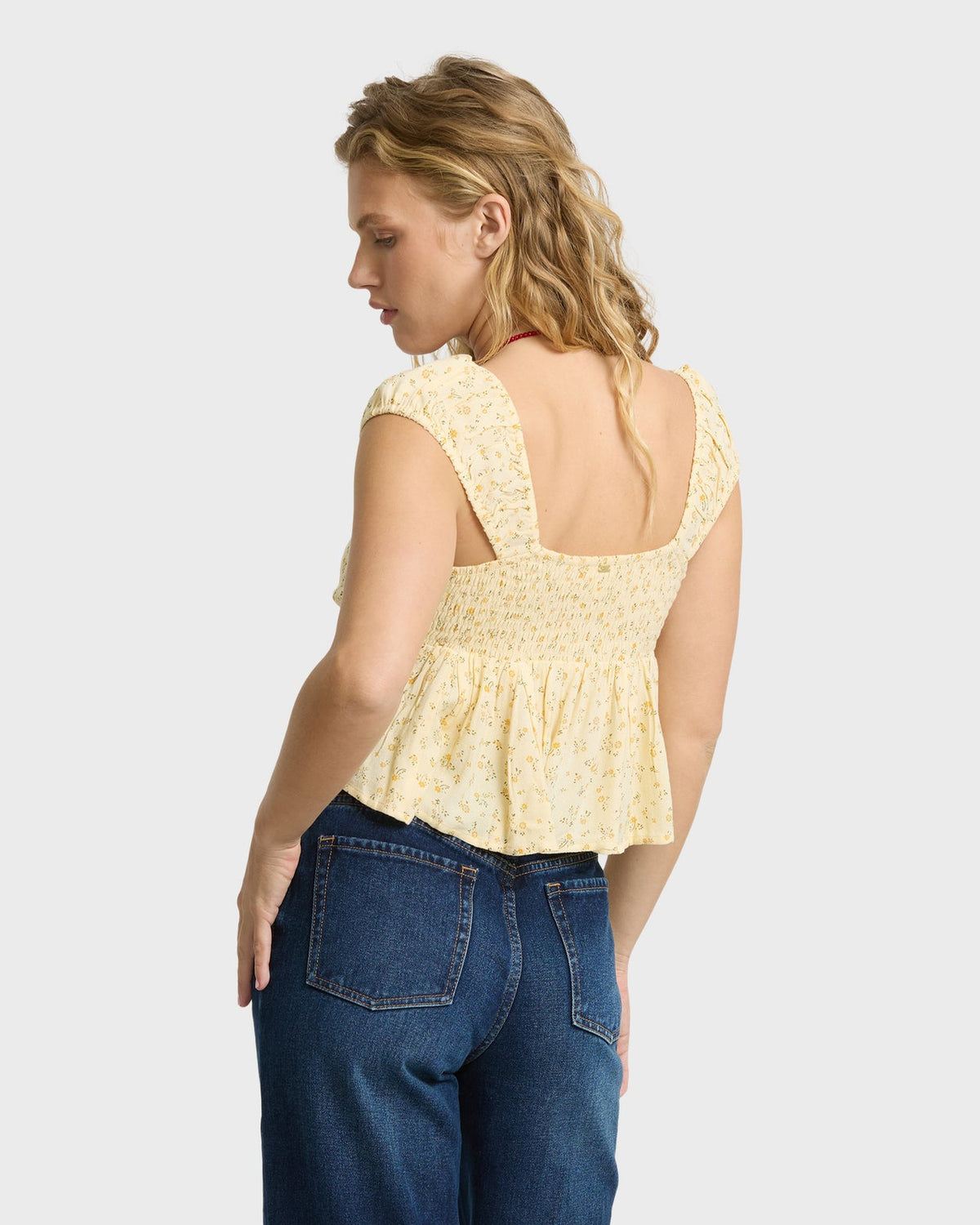 Fall For You Sleeveless Crepe Shirt