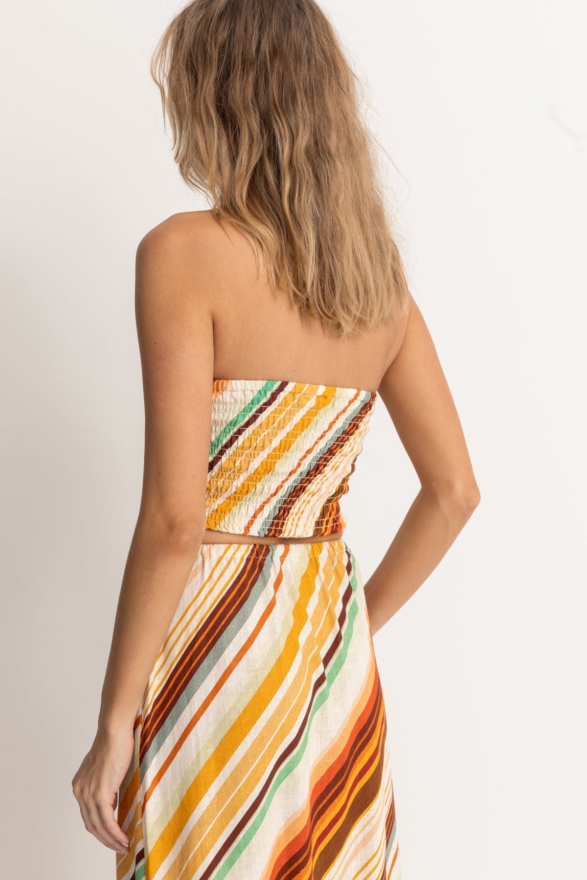 Viva Stripe Strapless Top