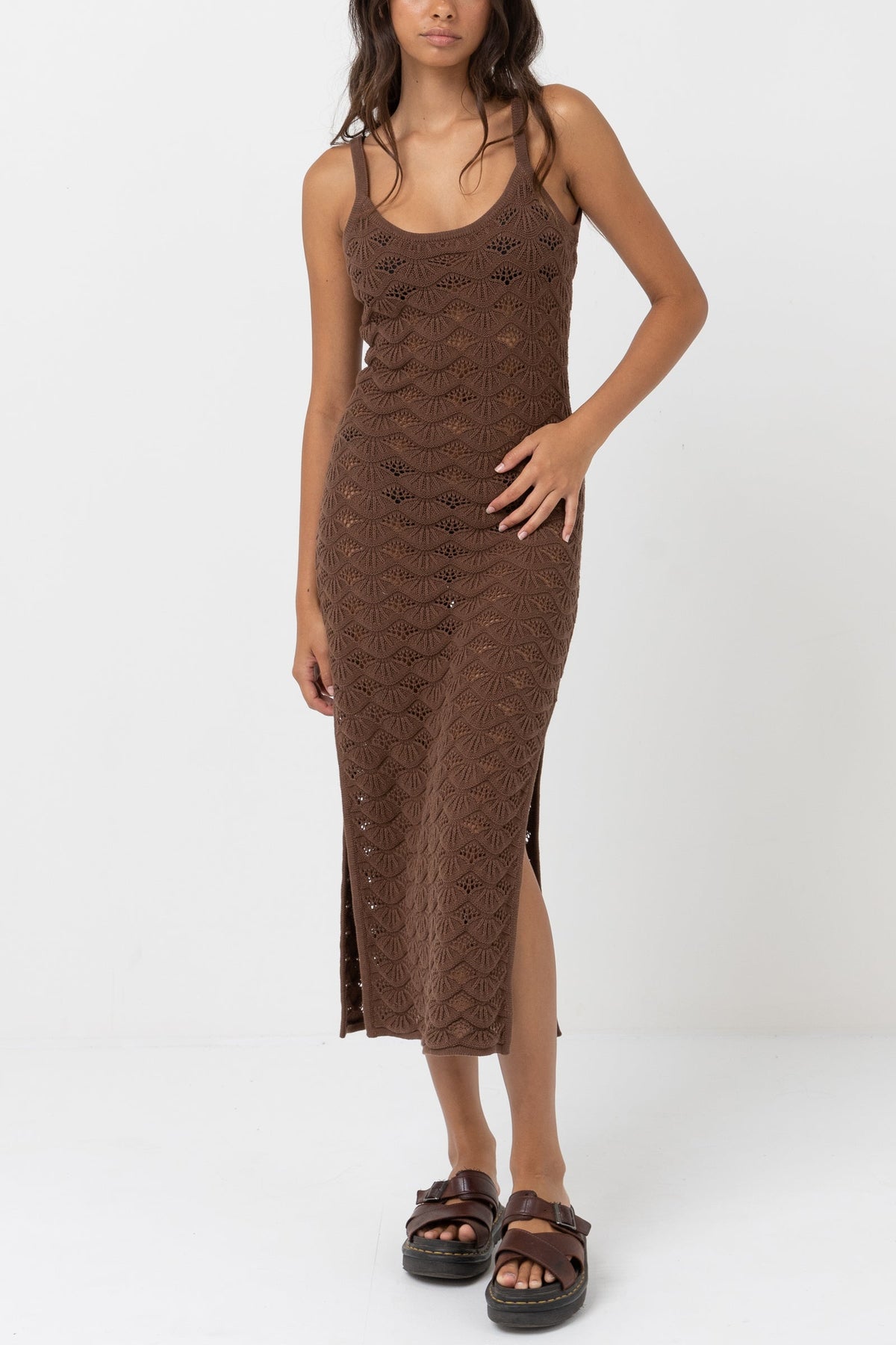 Sunny Knit Midi Dress