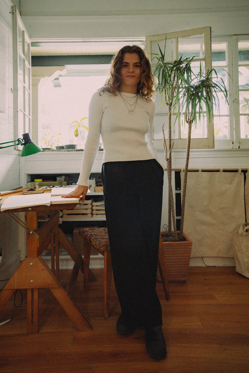 Classic Knit Long Sleeve Top