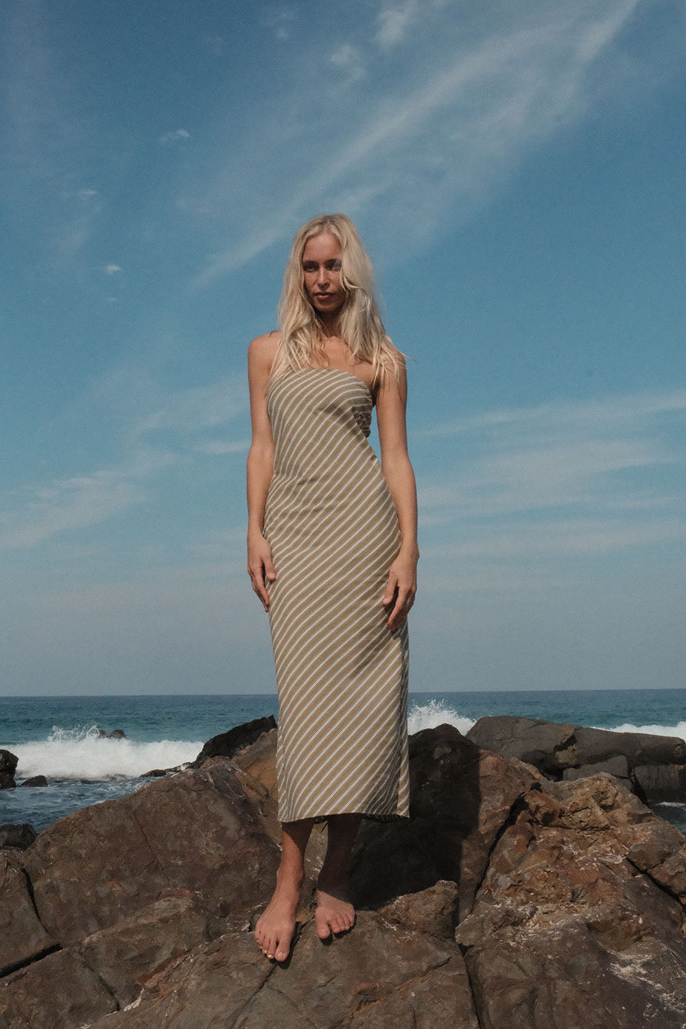 Dalias Bias Midi Dress