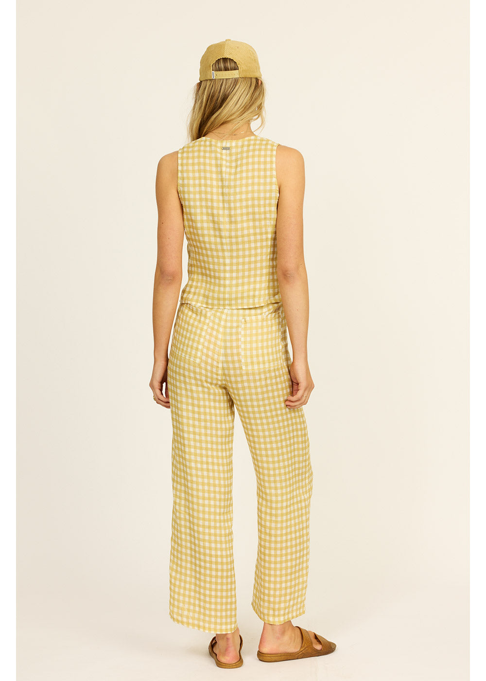Cross Step Woven Top
