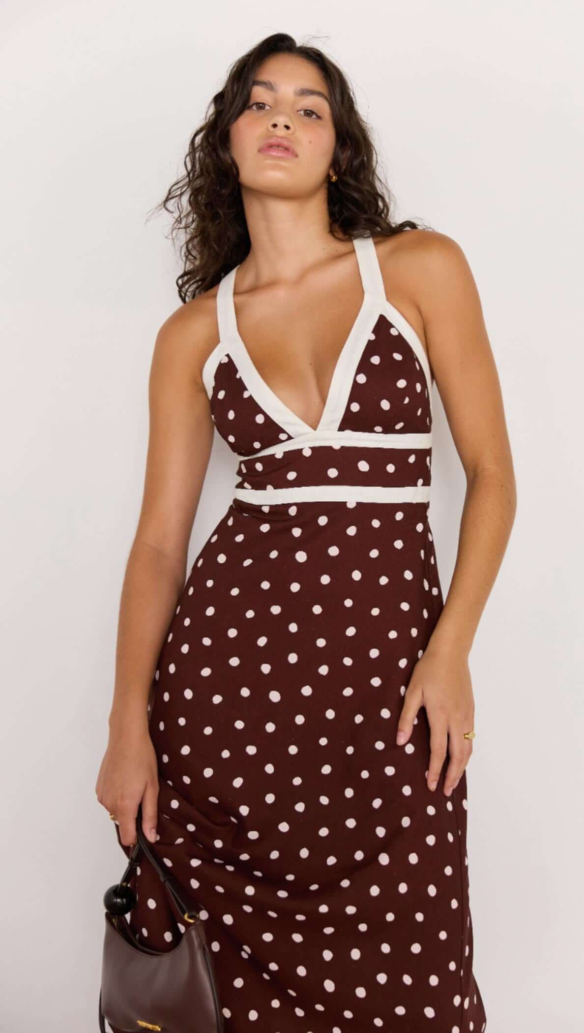 Cedar Spot Cross Back Dress