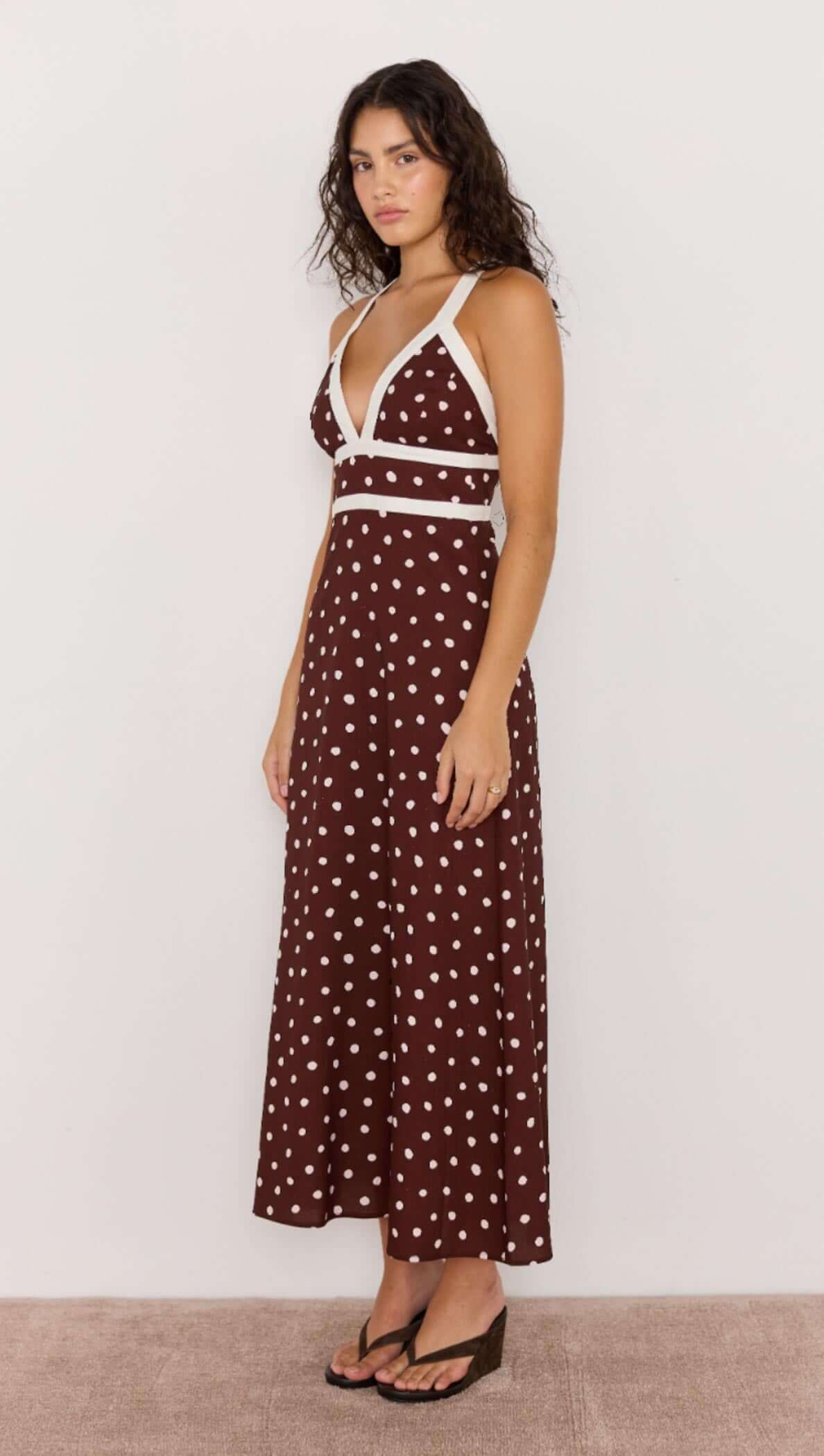 Cedar Spot Cross Back Dress