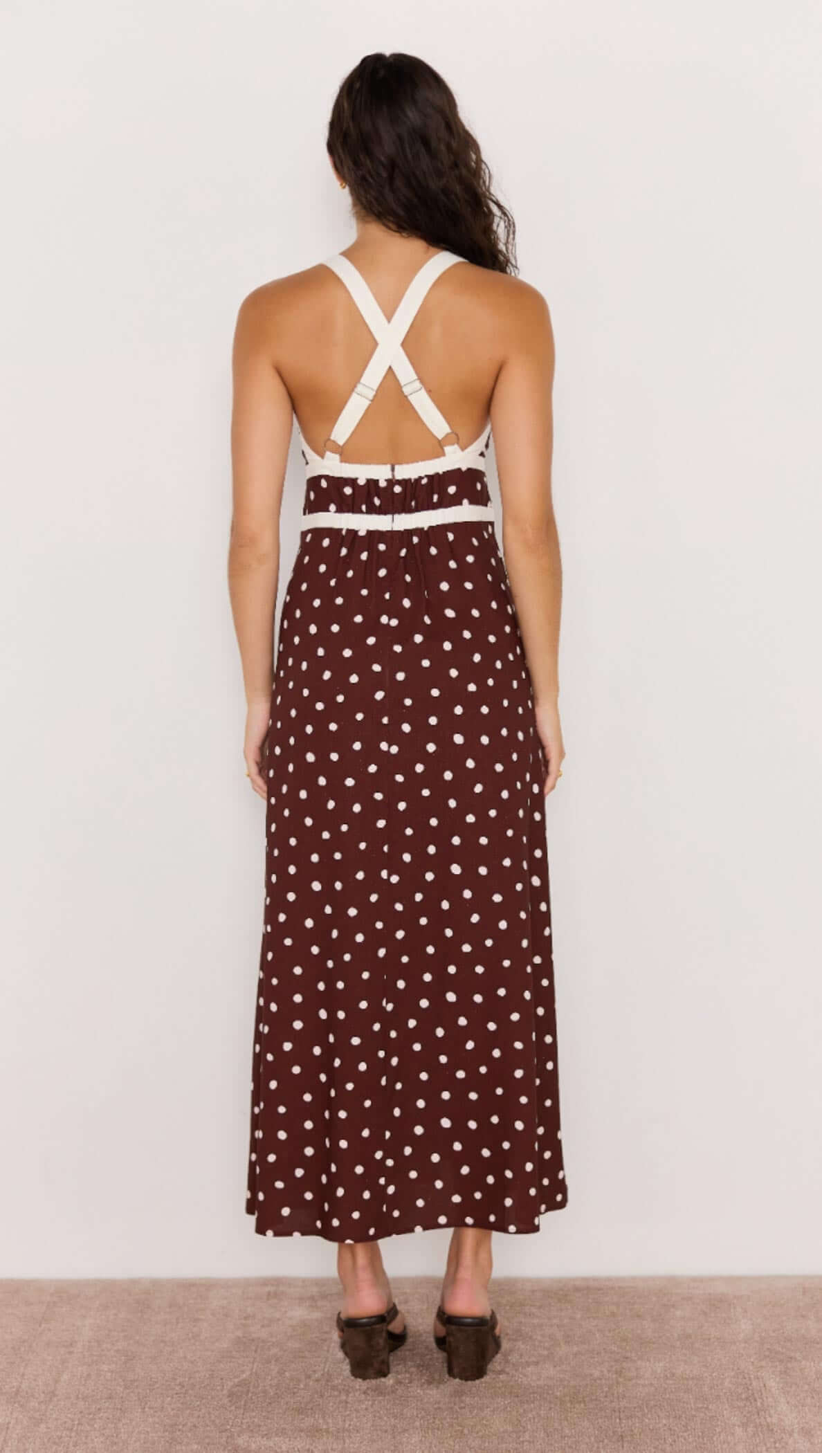 Cedar Spot Cross Back Dress