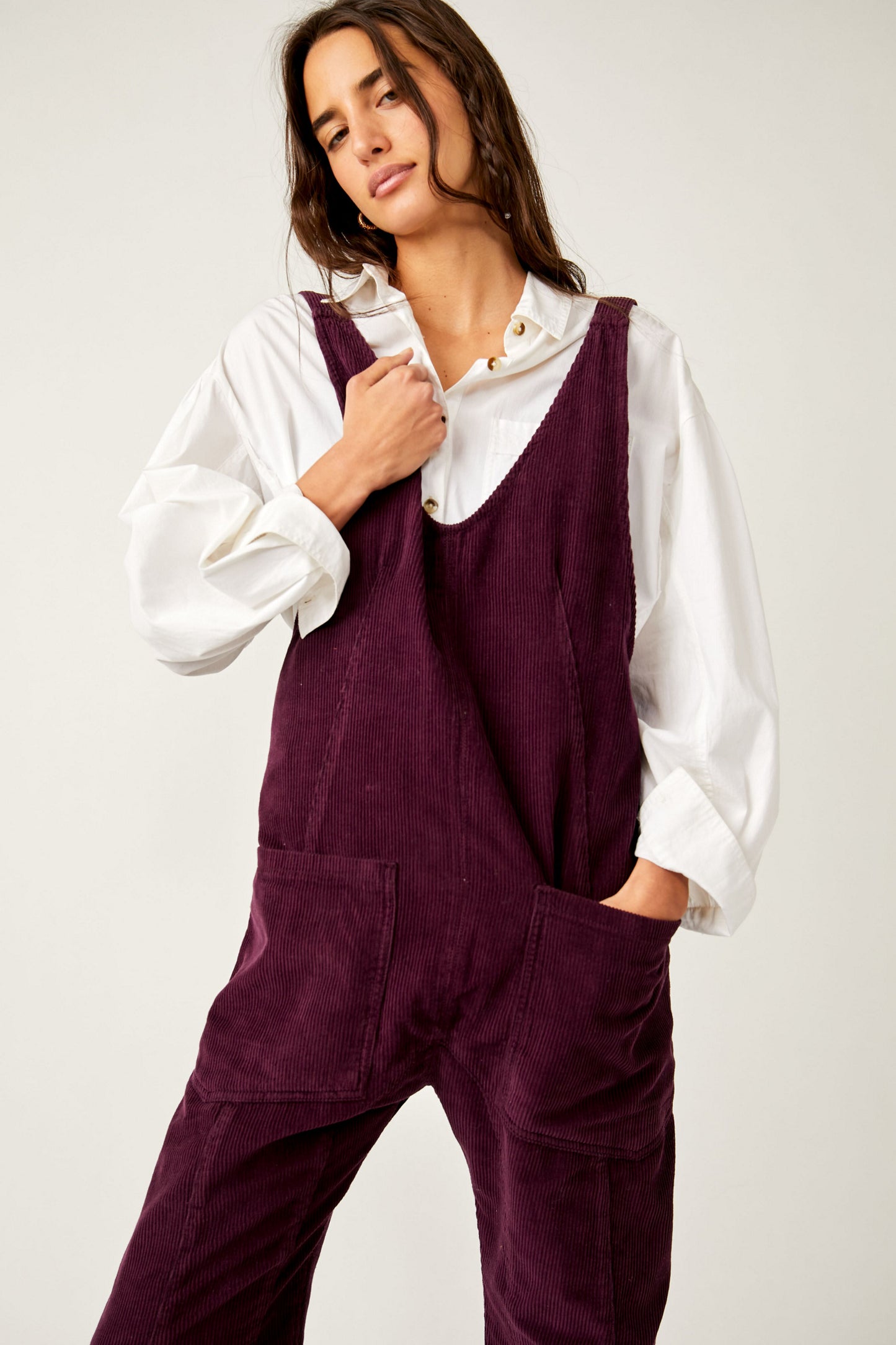 High Roller Cord Jumpsuit