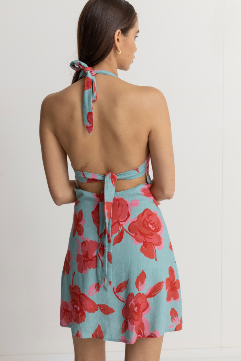 Inferna Floral Halter Dress