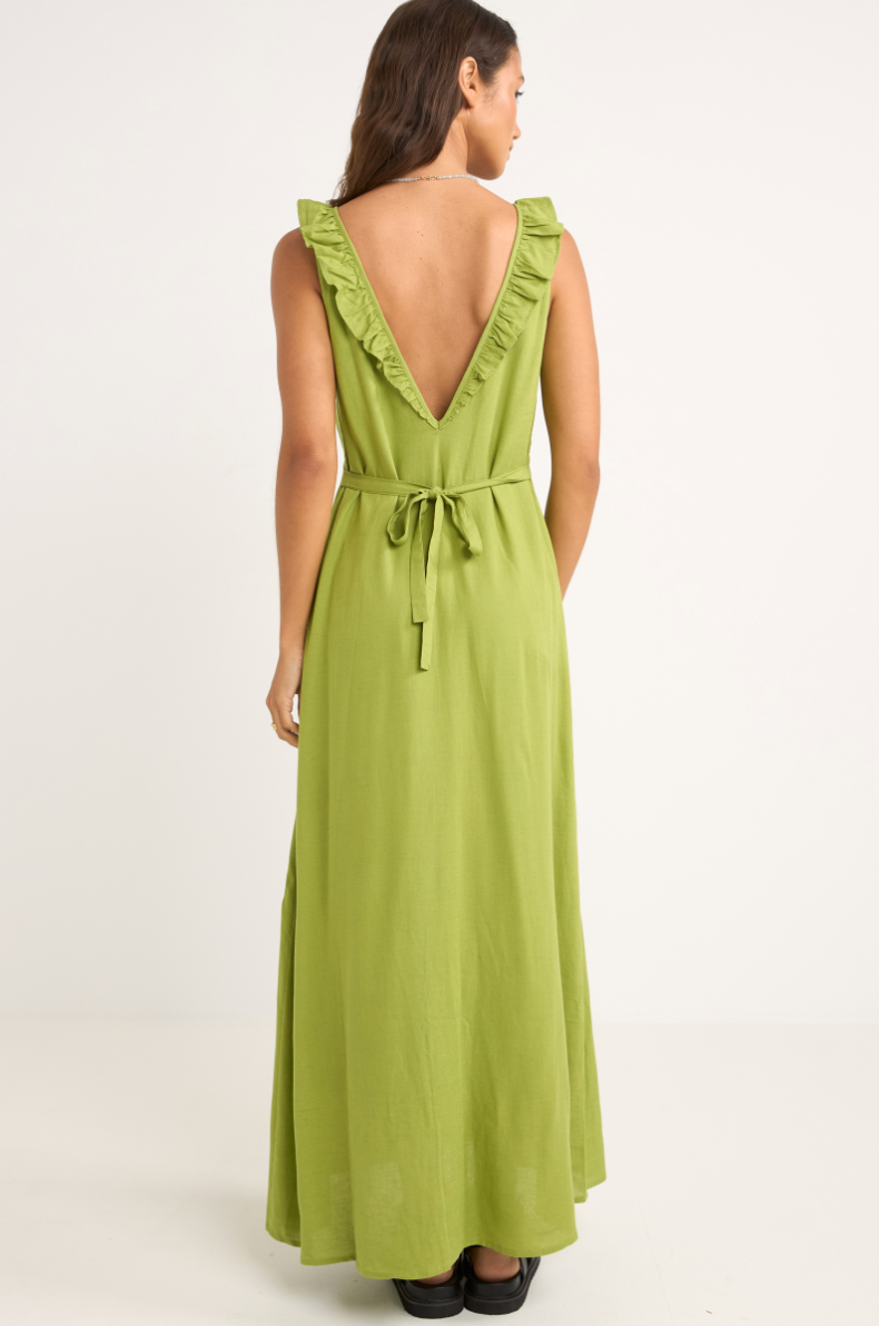 Mila Ruffle Maxi Dress