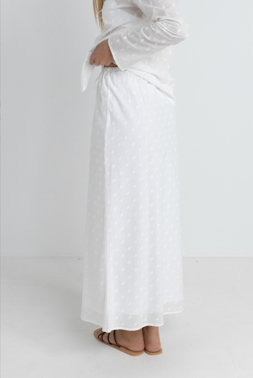 Mirage Bias Cut Maxi Skirt