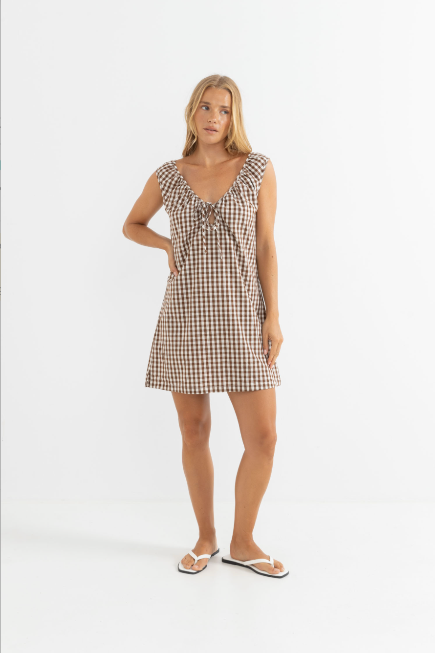 Birdie Gingham Mini Dress