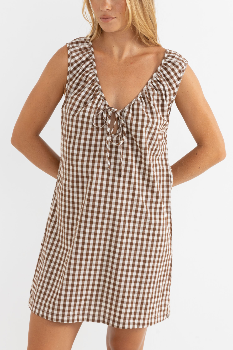 Birdie Gingham Mini Dress