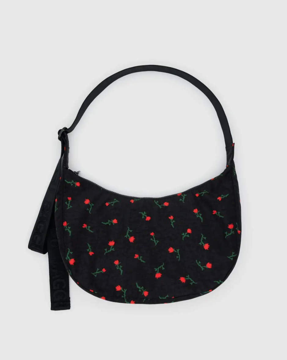 Medium Nylon Crescent Bag
