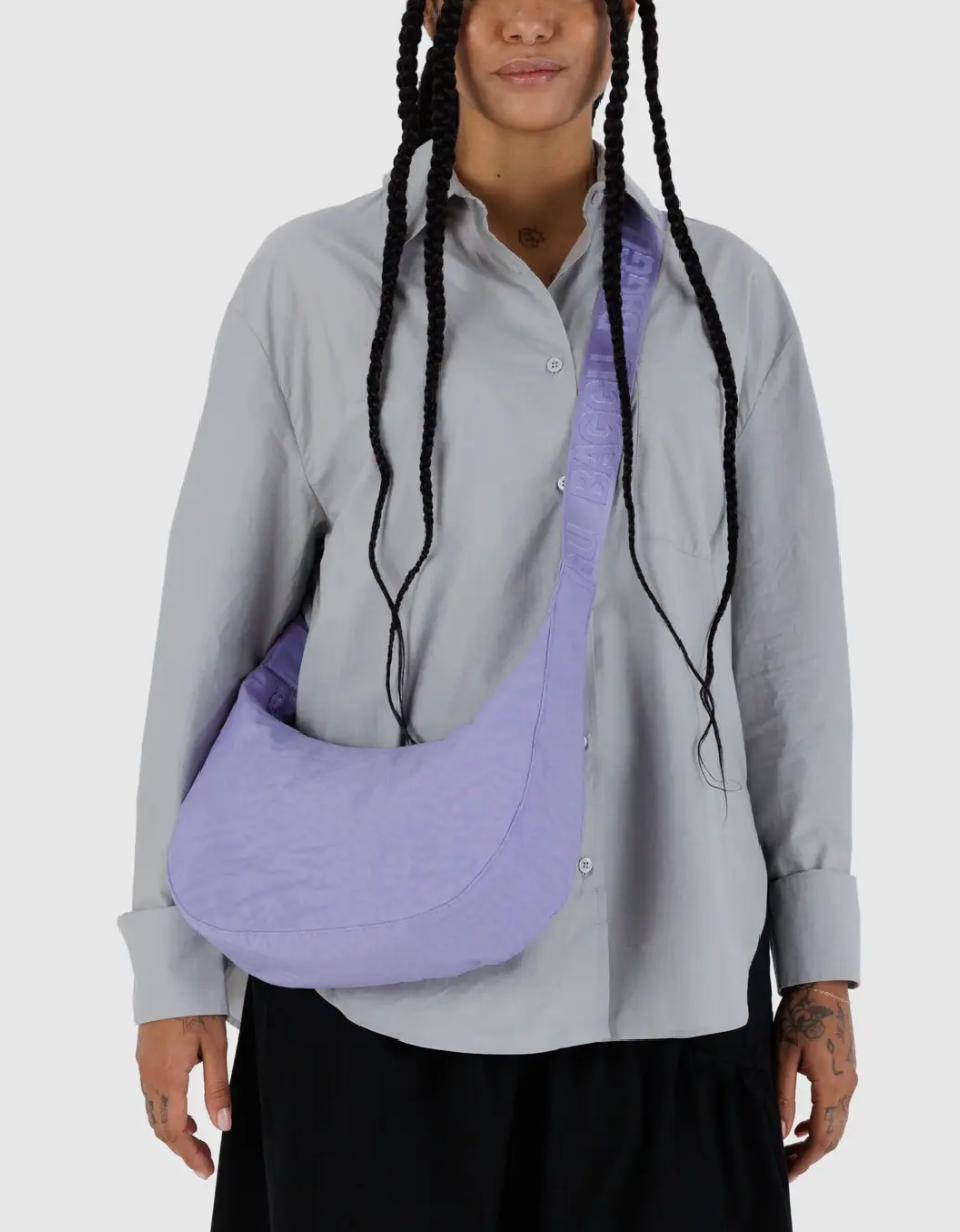 Medium Nylon Crescent Bag
