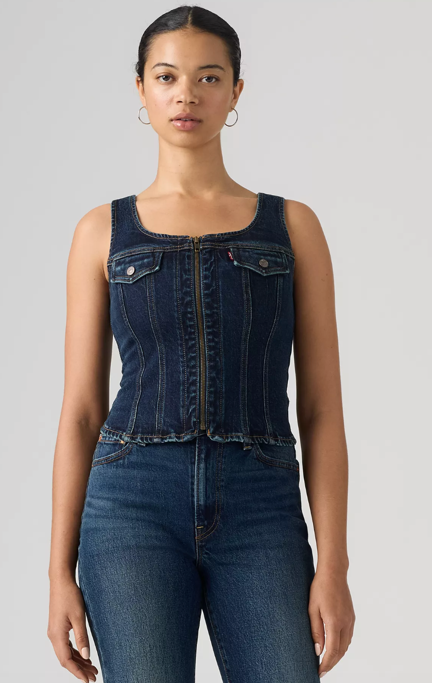 Vintage Zip Vest
