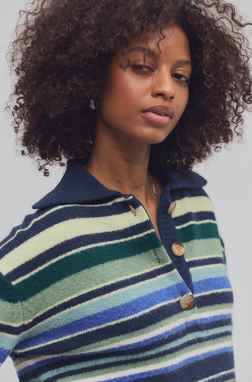 Trading Up Stripe Polo