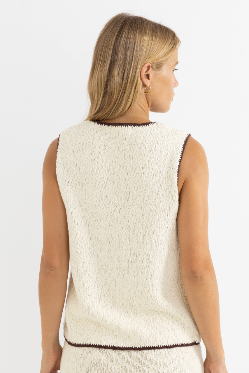 Adele Contrast Longline Knit Vest
