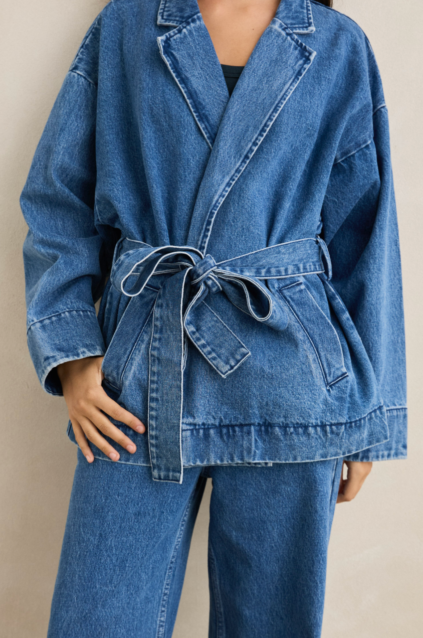 Shoreline Denim Blazer