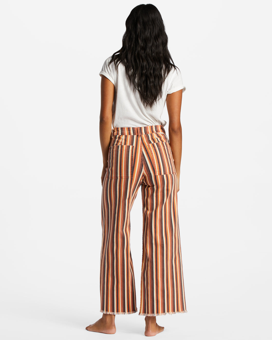 Free Fall Print Wide Leg Pants