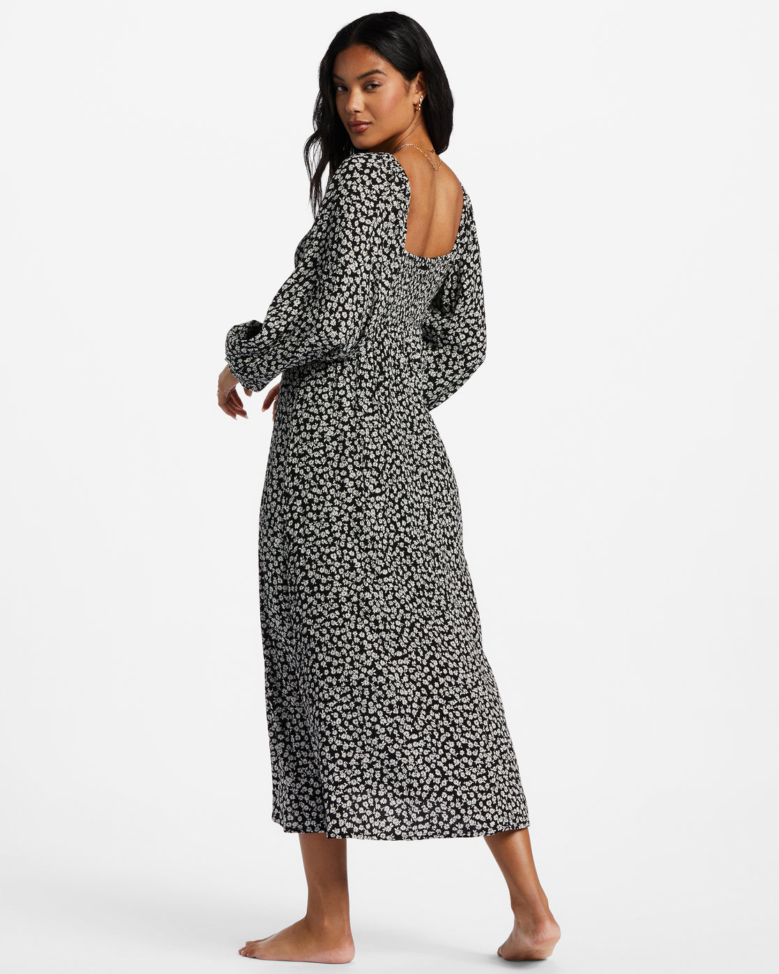 Better Days Long Sleeve Midi Dress