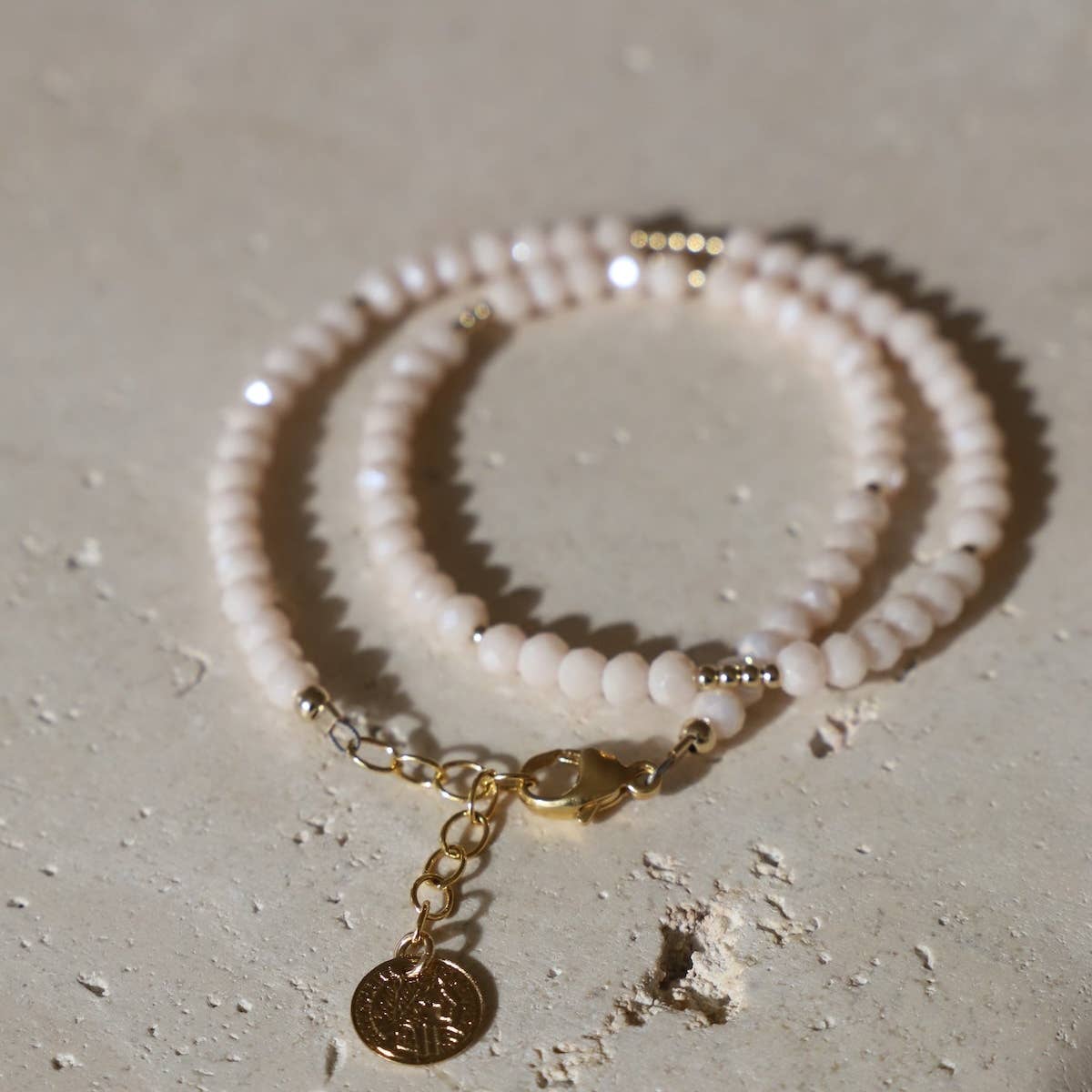 Blush Aura Wrap Bracelet
