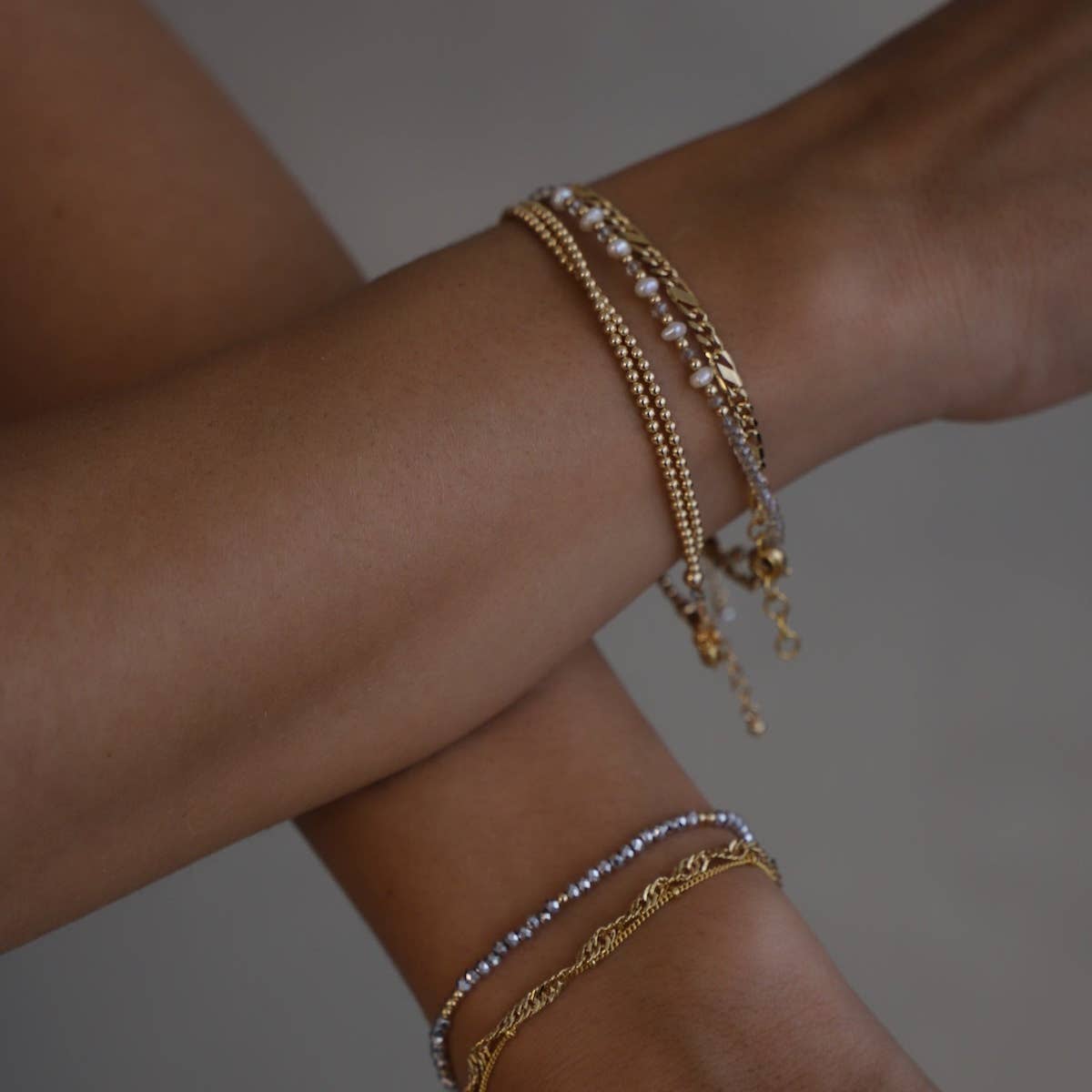 Gold Filled Double Wrap Bracelet