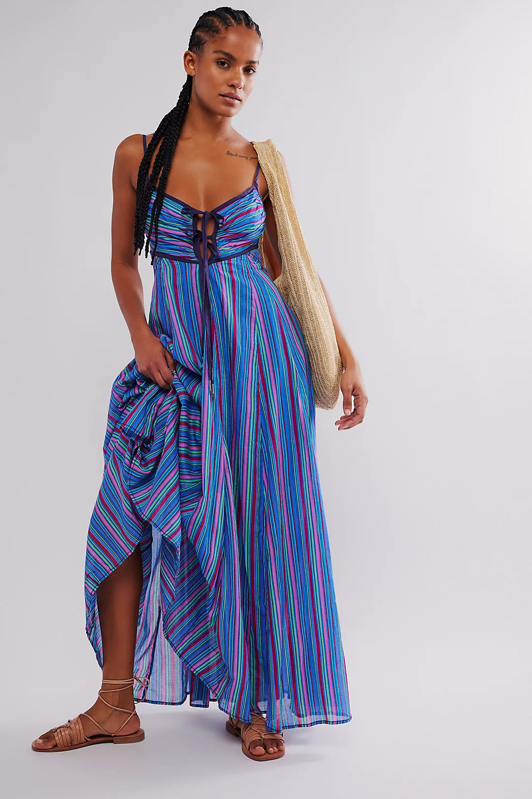 Dream Weaver Maxi Dress Blue Harvest Apparel Dream Weaver Maxi Dress Blue Harvest Apparel
