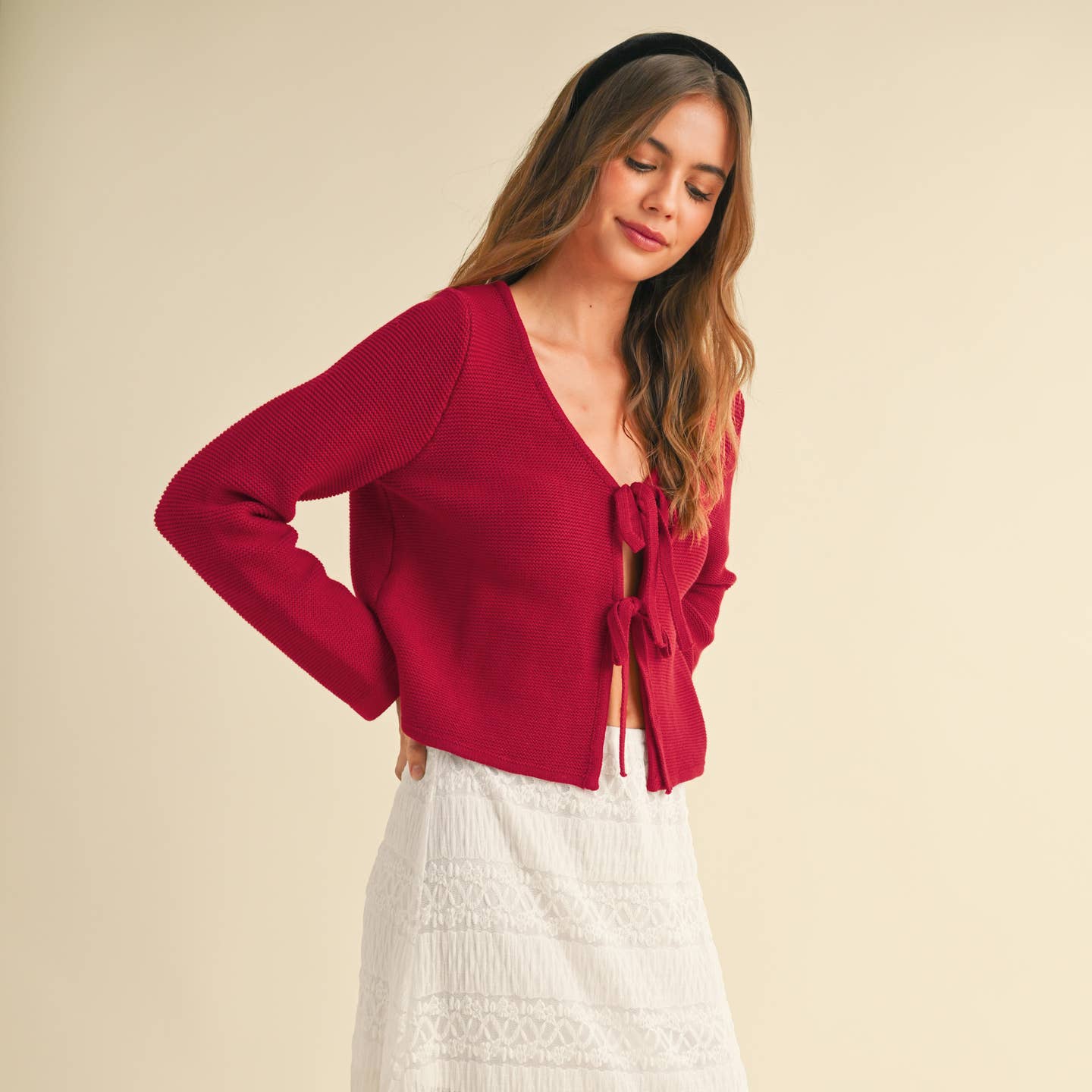 Tie Front Cardigan