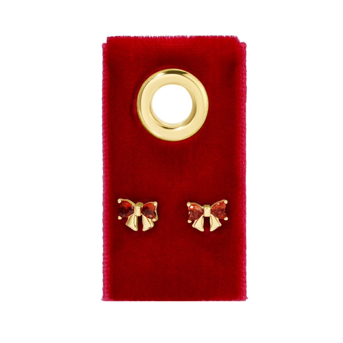 Red Bow Studs
